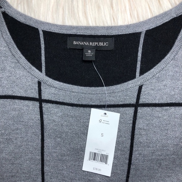 Banana Republic Windowpane Grid Sweater - Picture 3 of 5